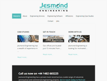 Tablet Screenshot of jesmondengineering.com